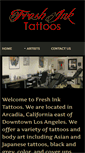 Mobile Screenshot of freshinktattoos.com