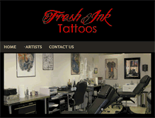 Tablet Screenshot of freshinktattoos.com